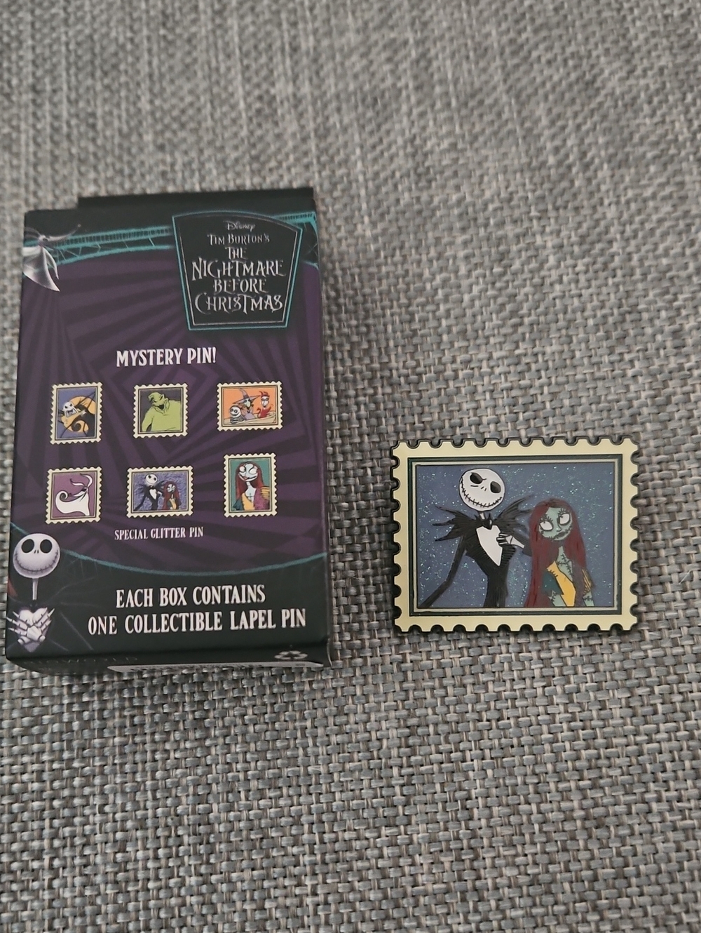 The Nightmare Before Christmas Stamp Pin - Glitter Chaser